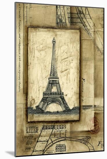 Passport to Eiffel-Ethan Harper-Mounted Art Print