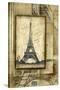 Passport to Eiffel-Ethan Harper-Stretched Canvas