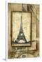 Passport to Eiffel-Ethan Harper-Framed Art Print