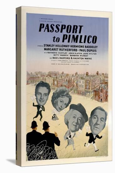 Passport To Pimlico, 1949, Directed by Henry Cornelius-null-Stretched Canvas