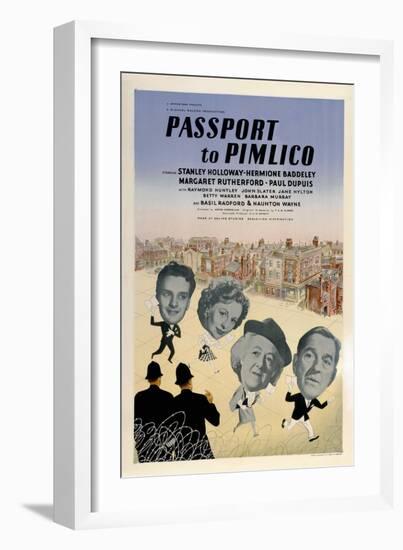 Passport To Pimlico, 1949, Directed by Henry Cornelius-null-Framed Giclee Print