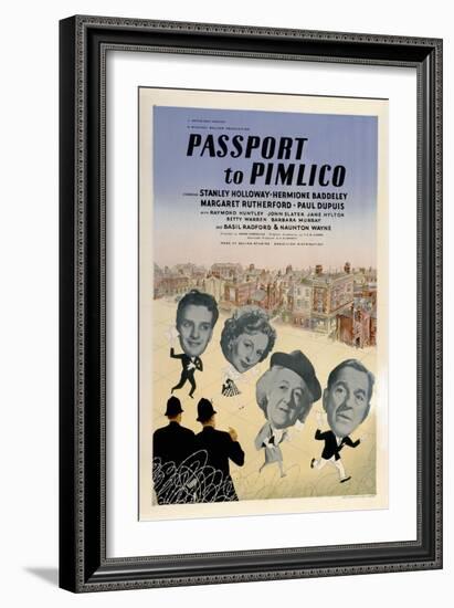 Passport To Pimlico, 1949, Directed by Henry Cornelius-null-Framed Giclee Print