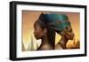 Past and Future Queens-Salaam Muhammad-Framed Art Print