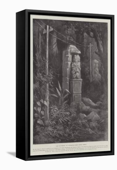 Past and Present, in a Nicaraguan Forest, Central America-Paul Frenzeny-Framed Stretched Canvas