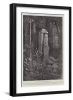 Past and Present, in a Nicaraguan Forest, Central America-Paul Frenzeny-Framed Giclee Print