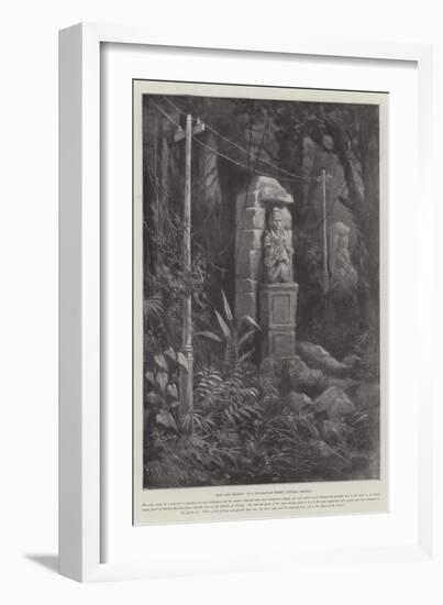 Past and Present, in a Nicaraguan Forest, Central America-Paul Frenzeny-Framed Giclee Print