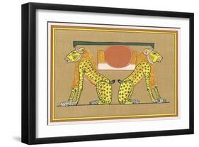 Past and Present-E.a. Wallis Budge-Framed Art Print