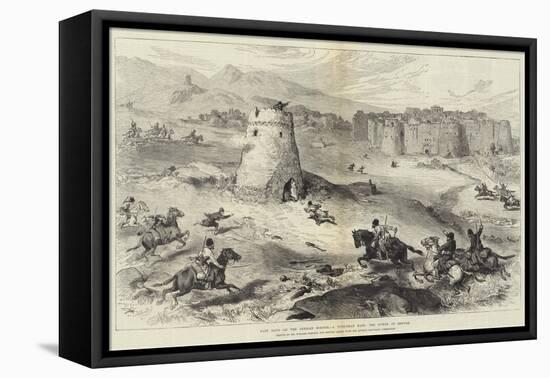 Past Days on the Persian Border, a Turkoman Raid, the Tower of Refuge-William 'Crimea' Simpson-Framed Stretched Canvas