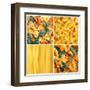 Pasta Collage-igabriela-Framed Art Print