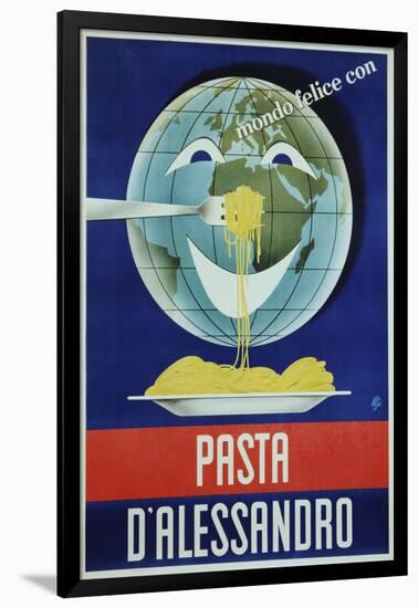 Pasta D'Alessandro Poster-Paolo Garretto-Framed Giclee Print