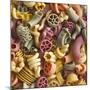 Pasta in Assorted Shapes and Colours (Filling the Image)-Dave King-Mounted Photographic Print