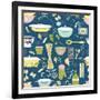 Pasta Party-Joanne Paynter Design-Framed Giclee Print