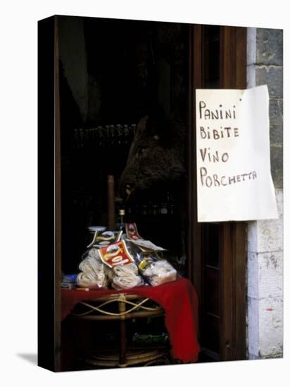 Pasta Shop, Assisi, Umbria, Italy-Marilyn Parver-Stretched Canvas