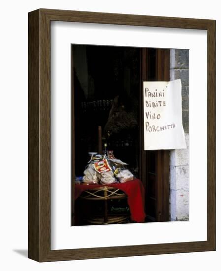 Pasta Shop, Assisi, Umbria, Italy-Marilyn Parver-Framed Photographic Print