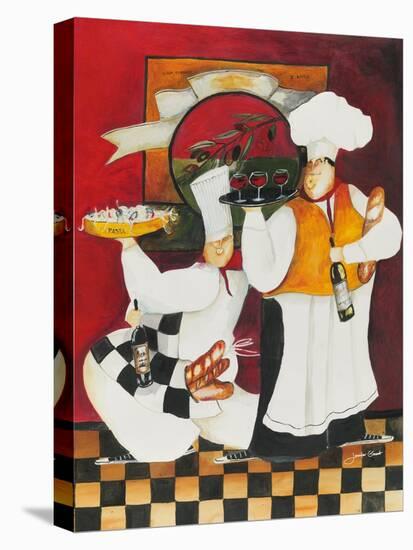 Pasta Time-Jennifer Garant-Stretched Canvas