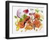 Pasta, Tomatoes, Herbs, Spices, Onions, Garlic-Karl Newedel-Framed Photographic Print