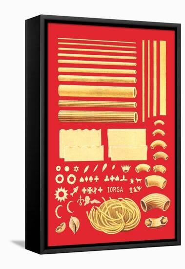 Pasta-null-Framed Stretched Canvas