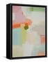 Pastel Abstract 1-Jenny Westenhofer-Framed Stretched Canvas