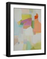 Pastel Abstract 2-Jenny Westenhofer-Framed Art Print