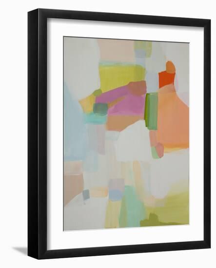 Pastel Abstract 2-Jenny Westenhofer-Framed Art Print