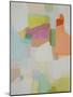 Pastel Abstract 2-Jenny Westenhofer-Mounted Art Print