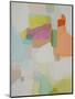 Pastel Abstract 2-Jenny Westenhofer-Mounted Art Print