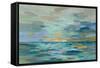 Pastel Blue Sea-Silvia Vassileva-Framed Stretched Canvas