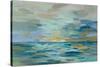 Pastel Blue Sea-Silvia Vassileva-Stretched Canvas