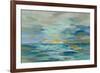 Pastel Blue Sea-Silvia Vassileva-Framed Art Print