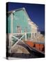 Pastel Building, Gran Roques, Los Roques, Venezuela-Stuart Westmoreland-Stretched Canvas