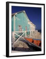 Pastel Building, Gran Roques, Los Roques, Venezuela-Stuart Westmoreland-Framed Premium Photographic Print