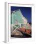 Pastel Building, Gran Roques, Los Roques, Venezuela-Stuart Westmoreland-Framed Photographic Print