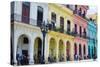 Pastel Buildings Near City Center, Havana, Cuba-Bill Bachmann-Stretched Canvas