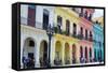 Pastel Buildings Near City Center, Havana, Cuba-Bill Bachmann-Framed Stretched Canvas