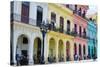 Pastel Buildings Near City Center, Havana, Cuba-Bill Bachmann-Stretched Canvas