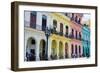 Pastel Buildings Near City Center, Havana, Cuba-Bill Bachmann-Framed Photographic Print