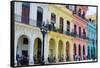 Pastel Buildings Near City Center, Havana, Cuba-Bill Bachmann-Framed Stretched Canvas