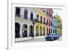 Pastel Buildings Near City Center, Havana, Cuba-Bill Bachmann-Framed Photographic Print