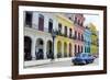 Pastel Buildings Near City Center, Havana, Cuba-Bill Bachmann-Framed Photographic Print