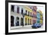 Pastel Buildings Near City Center, Havana, Cuba-Bill Bachmann-Framed Photographic Print