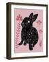 Pastel Bunny V-Regina Moore-Framed Art Print