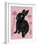 Pastel Bunny V-Regina Moore-Framed Art Print