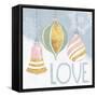 Pastel Christmas III-Beth Grove-Framed Stretched Canvas