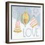 Pastel Christmas III-Beth Grove-Framed Art Print