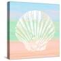 Pastel Coastal 1-Alonza Saunders-Stretched Canvas