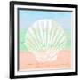 Pastel Coastal 1-Alonza Saunders-Framed Art Print