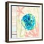 Pastel Coastal I-Julie DeRice-Framed Art Print