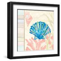 Pastel Coastal II-Julie DeRice-Framed Art Print