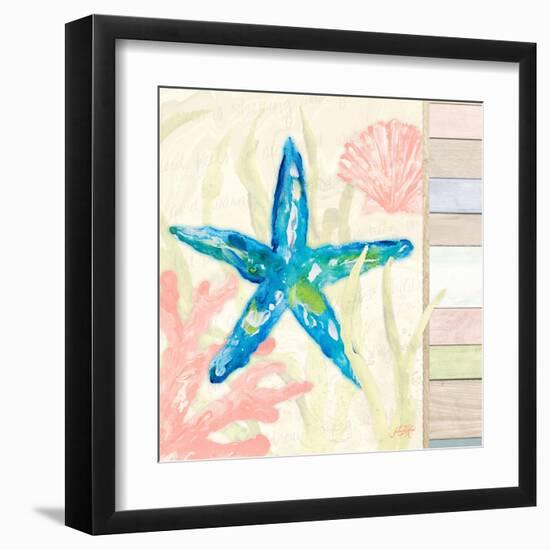 Pastel Coastal III-Julie DeRice-Framed Art Print
