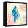 Pastel Coastal IV-Julie DeRice-Framed Stretched Canvas